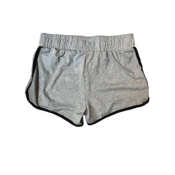 Rue 21 gray athletic running shorts with black trim and elastic waistband and cr - Picture 3 of 7